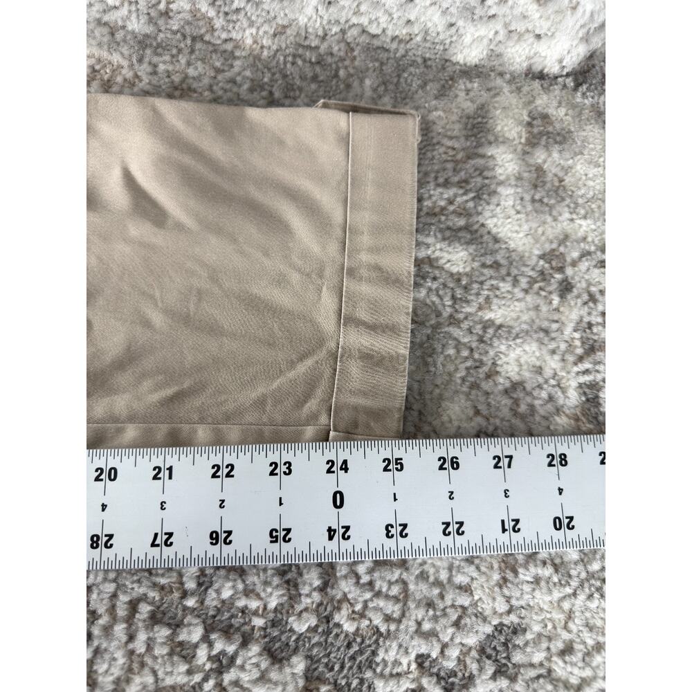 Worthington Size 8 Flat Front Pants Ankle Casual Career Pants Beige Pocket - Picture 9 of 14